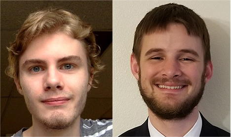 headshots of Jonathan Unger and Torrey Saxton, smiling